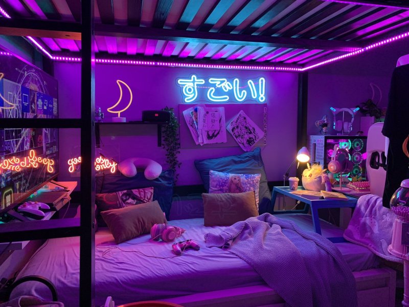 Neon -style room