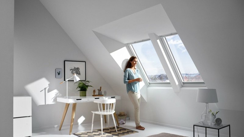 Velux attic window