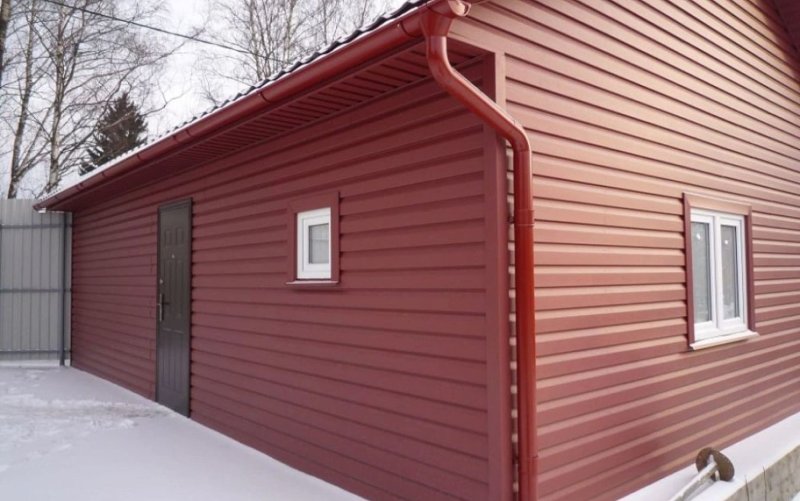 Metal siding Block House