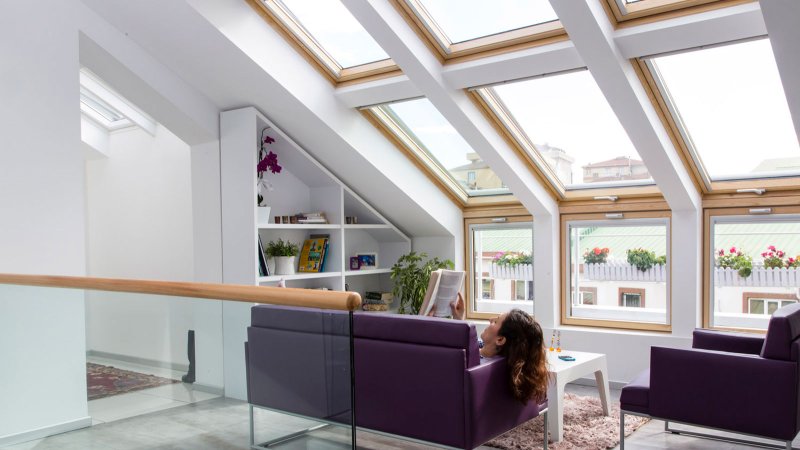 Velux attic window