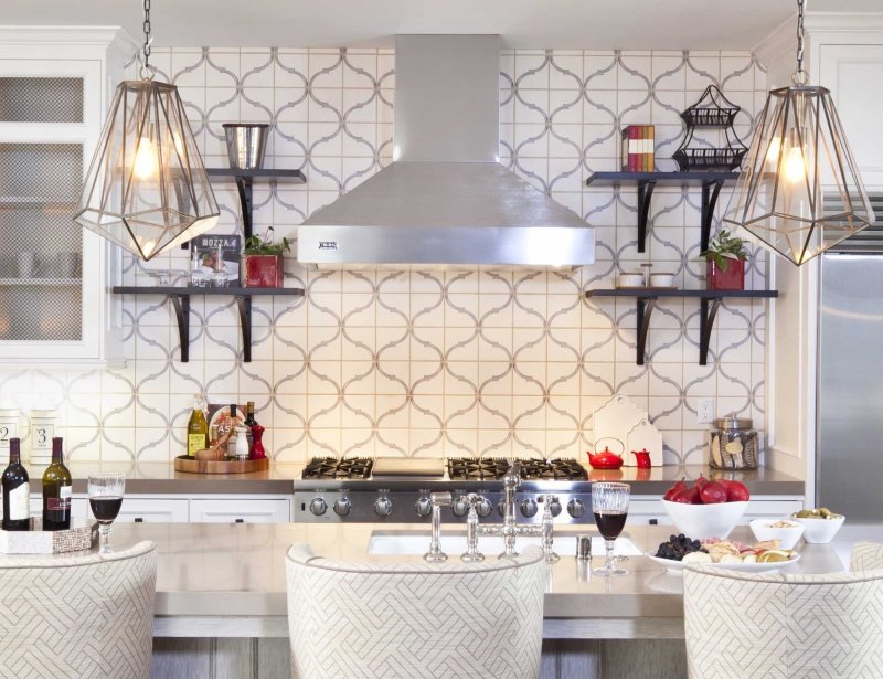 Kitchen tiles per apron