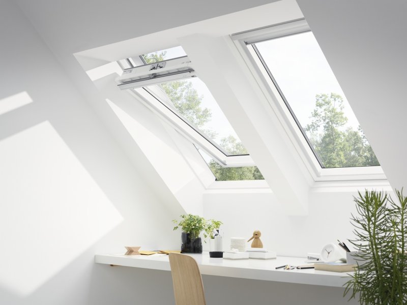 Velux attic window