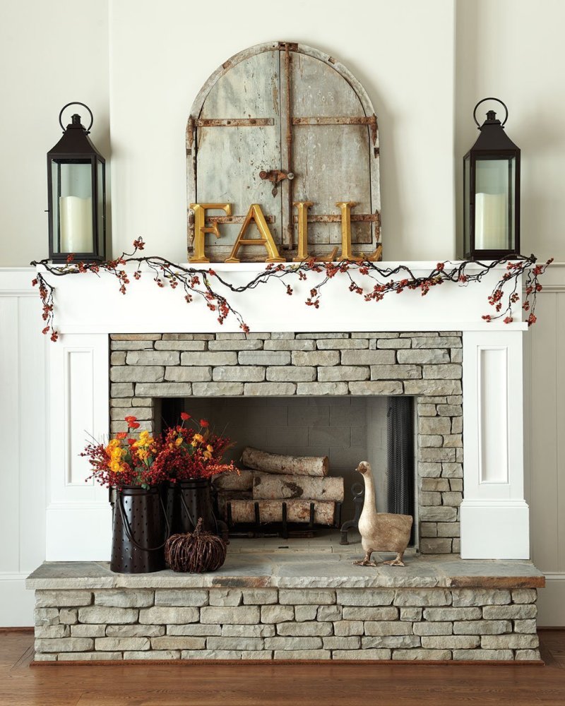 Fireplace decor