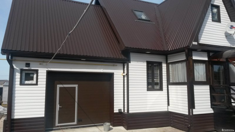 Brown siding