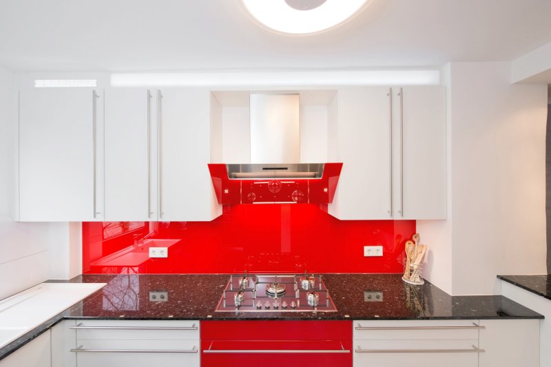 Red kitchen