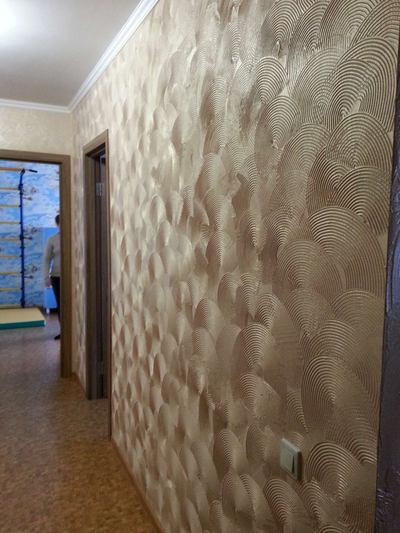 Decorative plaster for interior decoration