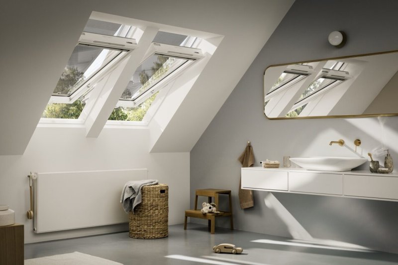 Velux attic window