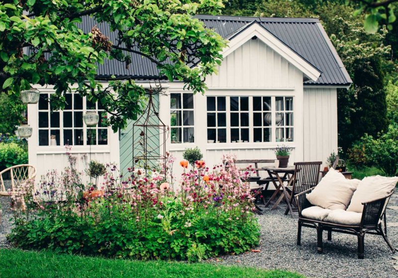 Small house in the garden