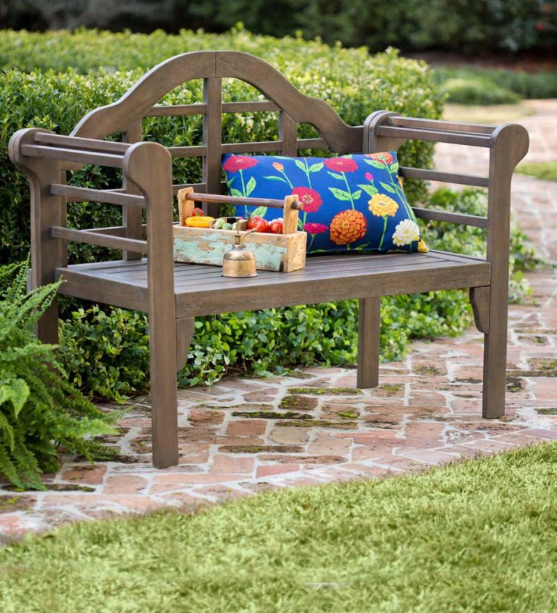 A garden bench