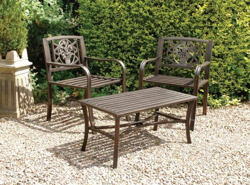 Forged garden furniture