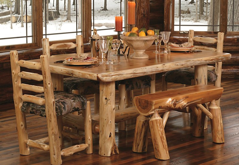 Rustic country style furniture