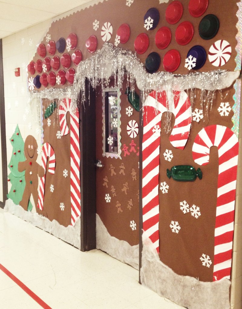 ClassRoom decoration Christmas on the door