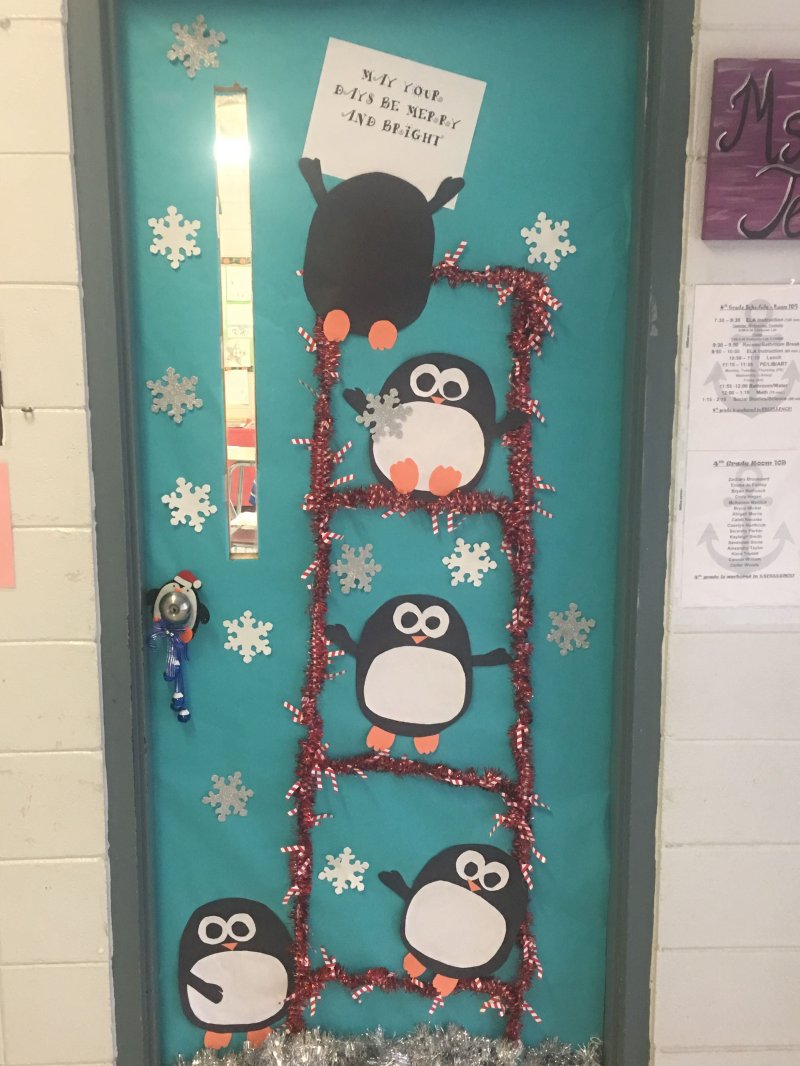 Door decoration for the new year