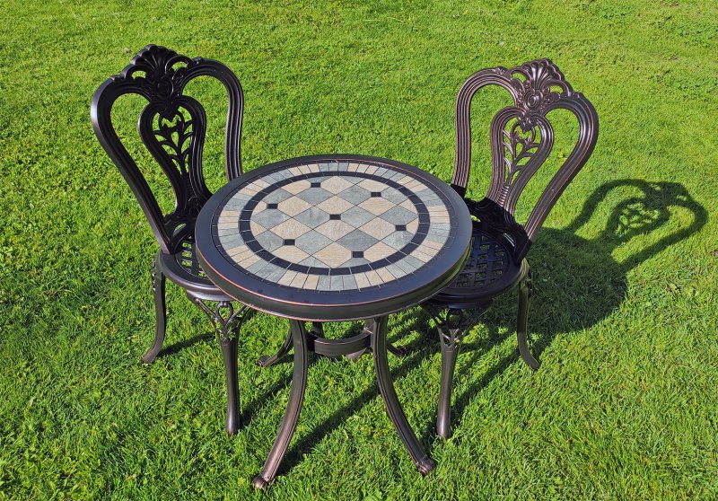 Forged garden furniture