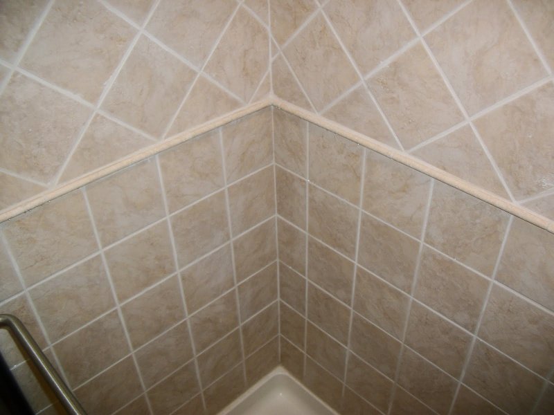 Tiles in the bathroom