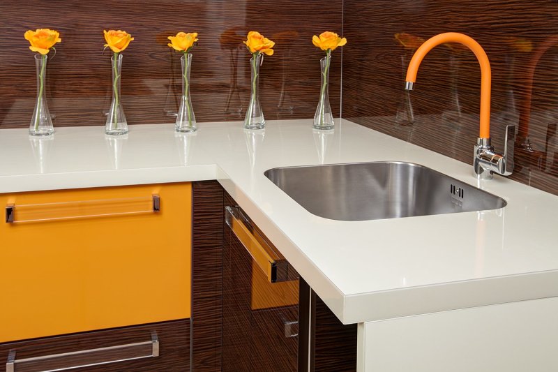 Plastic countertop for the kitchen