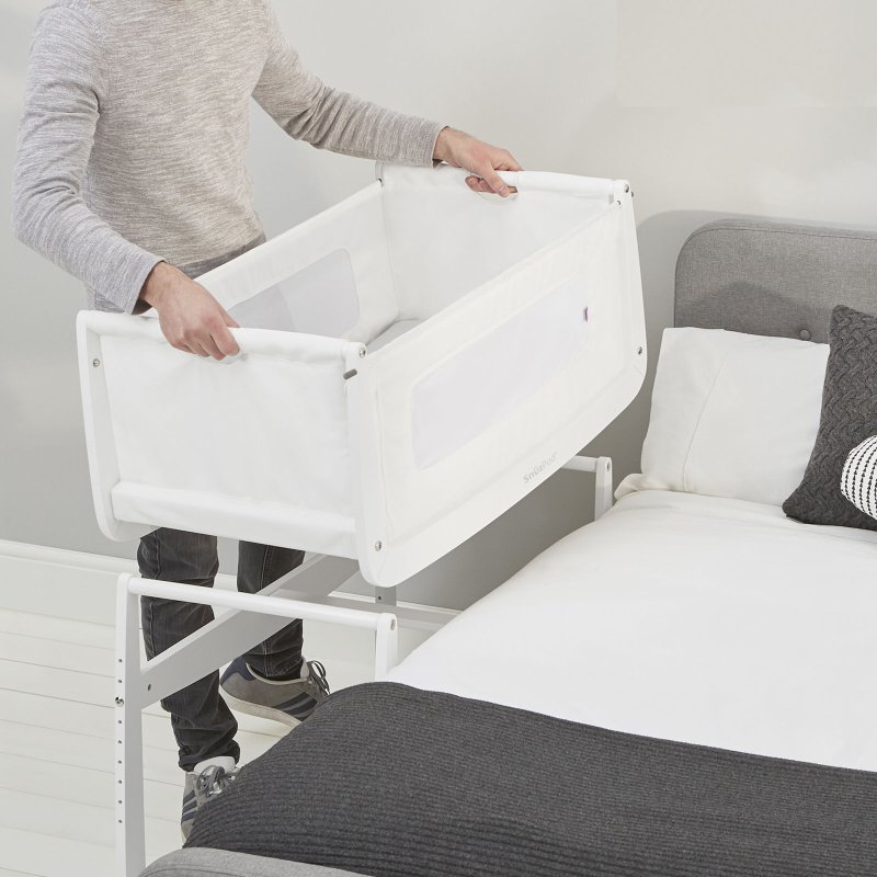 Snuzpod 4 Bedside Crib - Dusk Grey