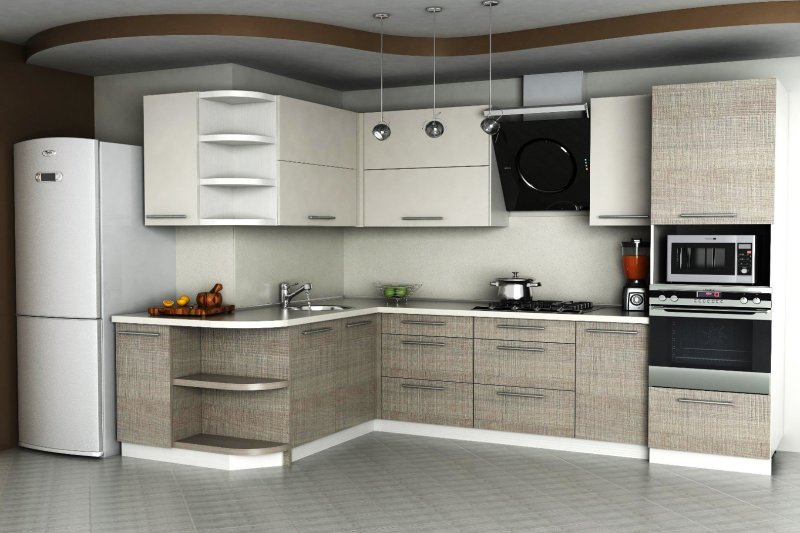 Ready corner kitchens