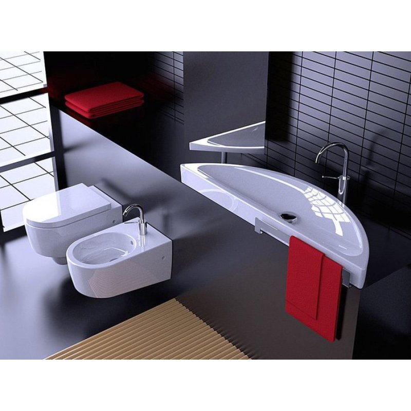 Bathroom overhead sinks