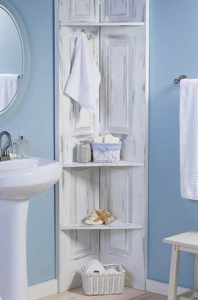 Bathroom shelves