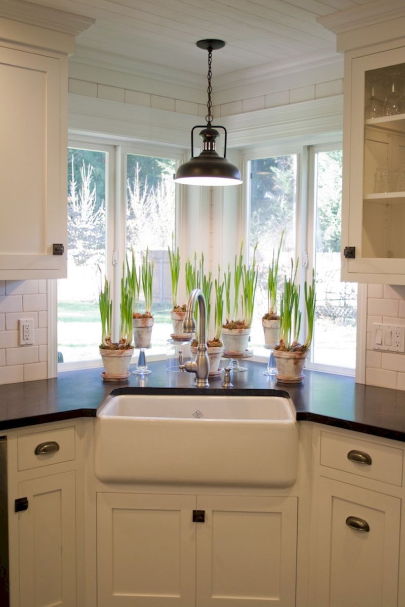 Kitchen with a window