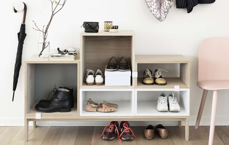 Shoe in the interior of the hallway