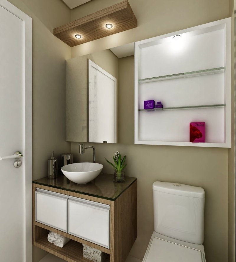 Small bathroom cabinet