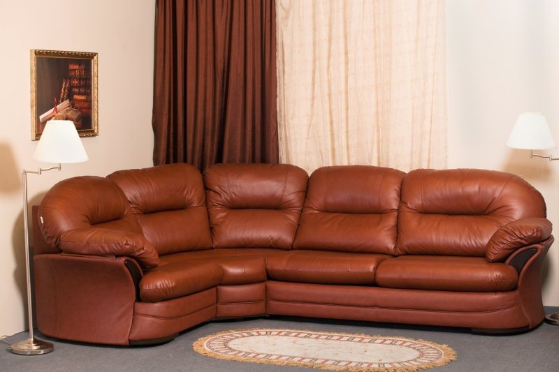 Divan Bristol Corner leather