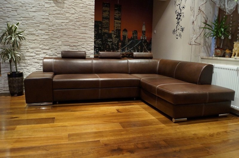 Leather sofa