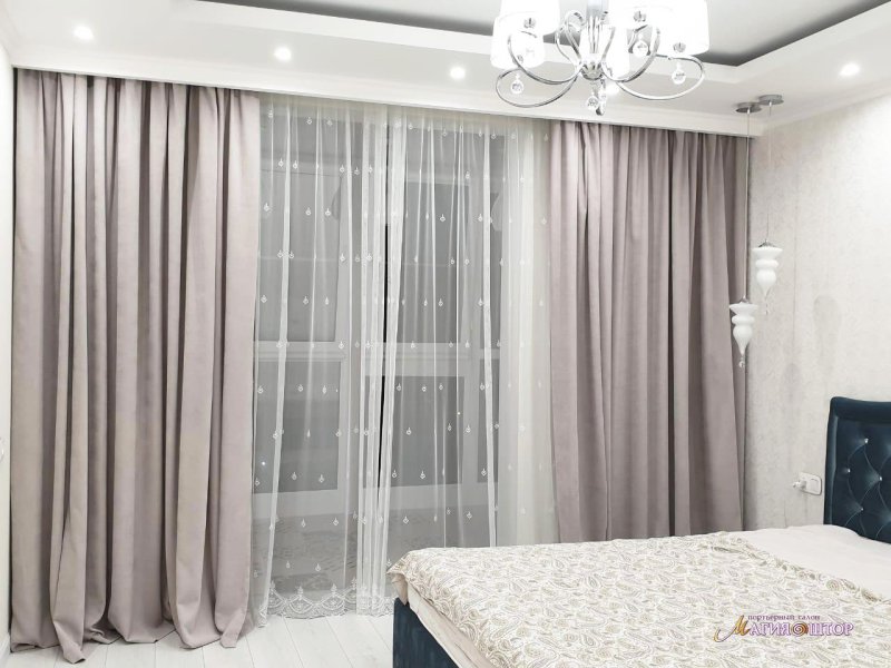 Tulle curtains