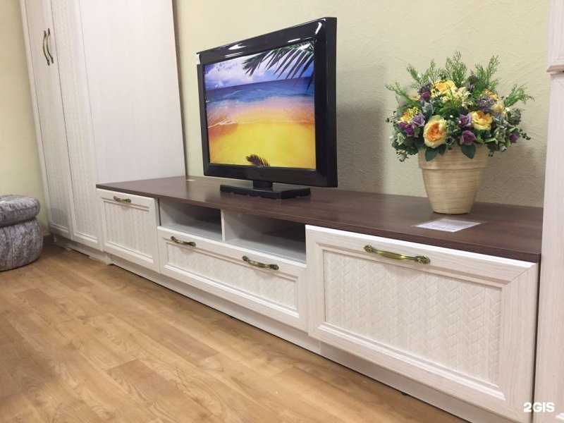 Long cabinet for TV