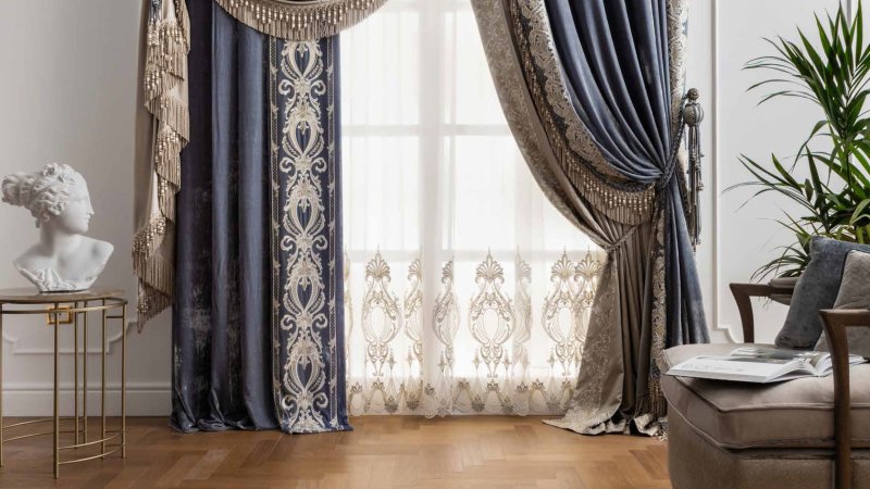 Italian curtains "Royal Solo Balza"