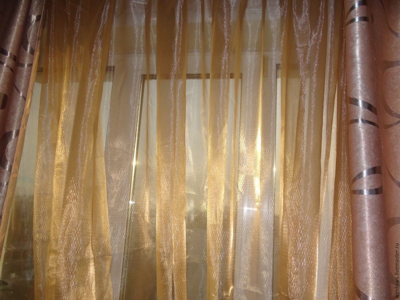 Tulle curtains