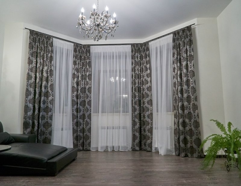 Design of curtains for living rooms