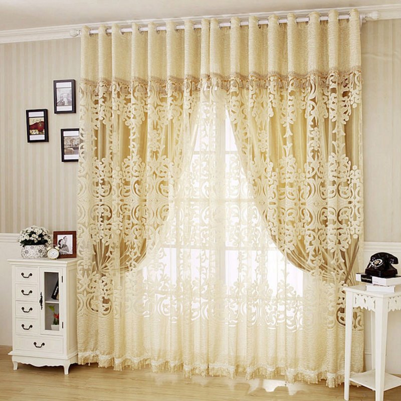 Tulle curtains