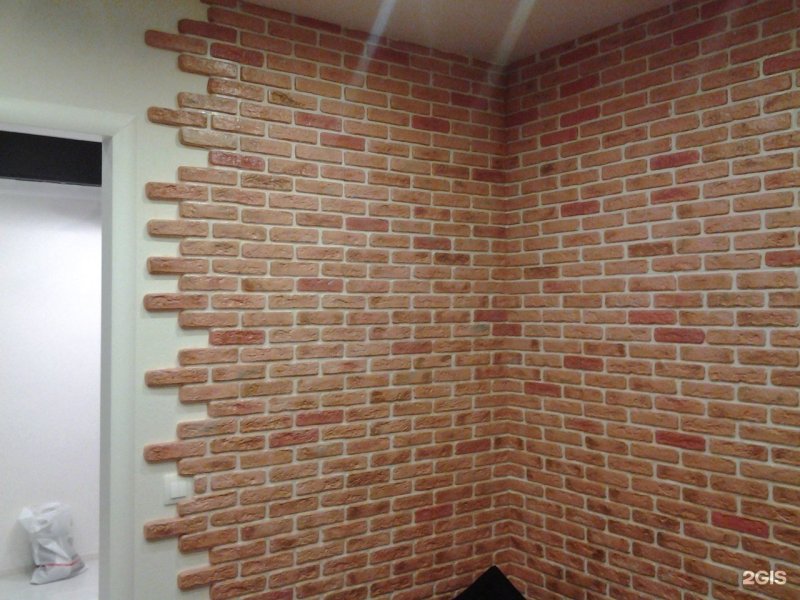 Decoration with decorative brick