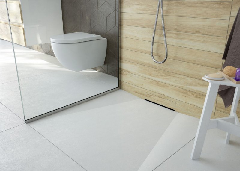 Shower ramp, fastener Geberit