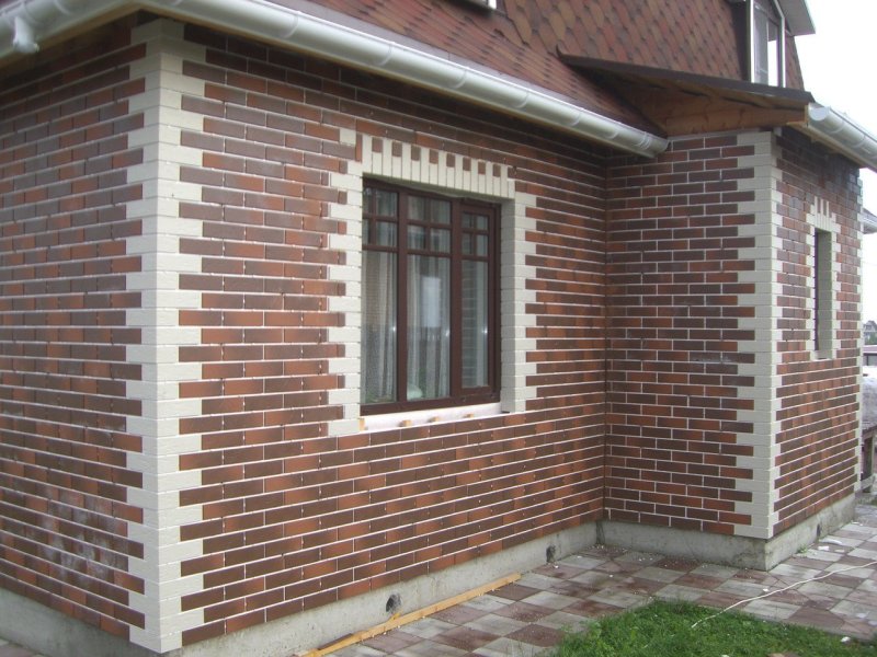 Facade facing brick