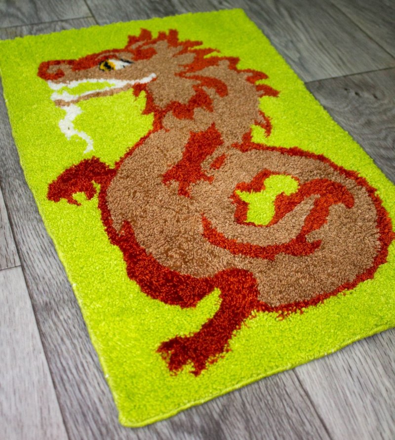 Carpet with a dragon