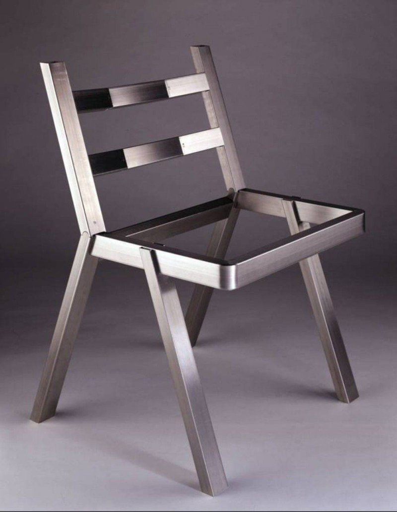 Chair from the profile