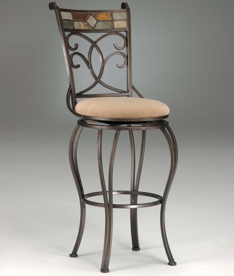 Forged bar chairs