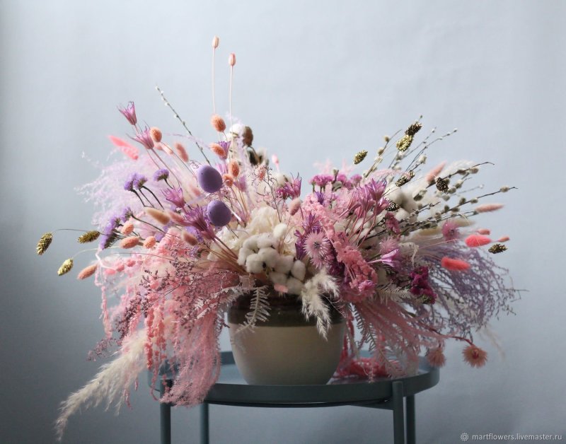 Dry -flower compositions