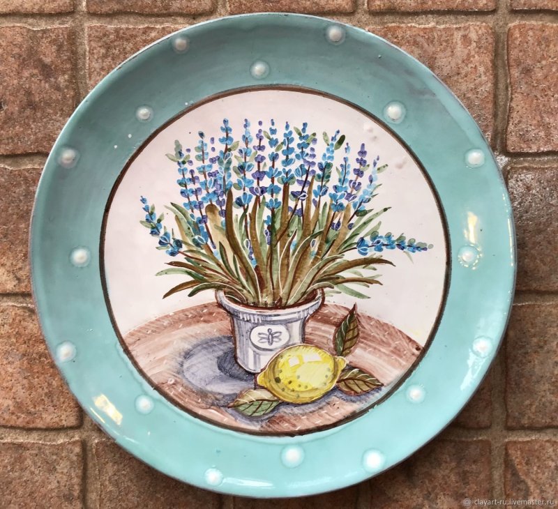 Lavender dishes decor Provence Internet