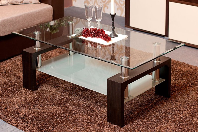 Glass coffee table CR-11353