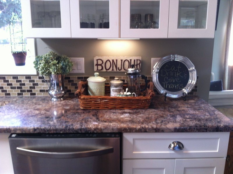 Coffee corner in the kitchen