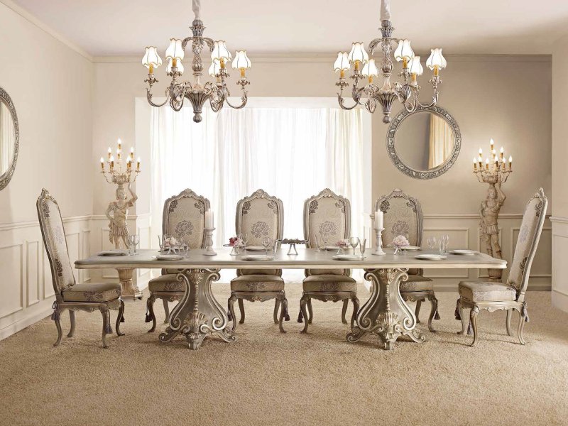 Baroque style tables and chairs