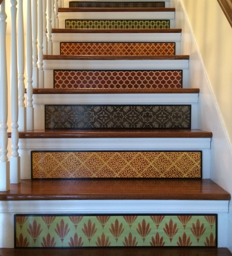 The steps of the stairs