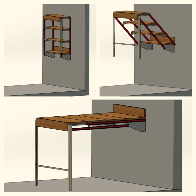 Otkidal table Spacebox, Calligaris