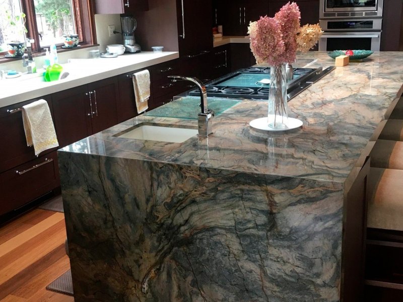 Marble countertops