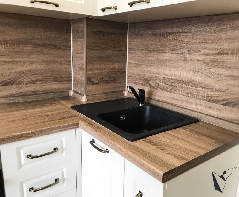 Countertop cedar oak